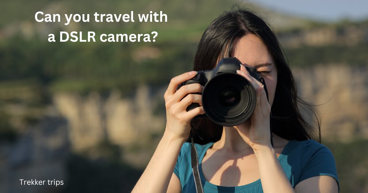 Can you travel with a DSLR camera?