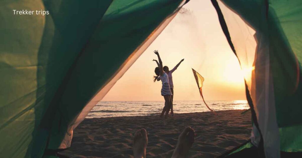 Can you put a camping tent on the beach?