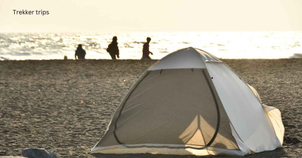 Can you put a camping tent on the beach?